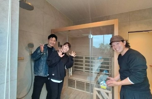 【チラー付き水風呂】円型 2名用＜レッドシダー＞