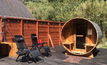 【チラー付き水風呂】円型 2名用＜レッドシダー＞