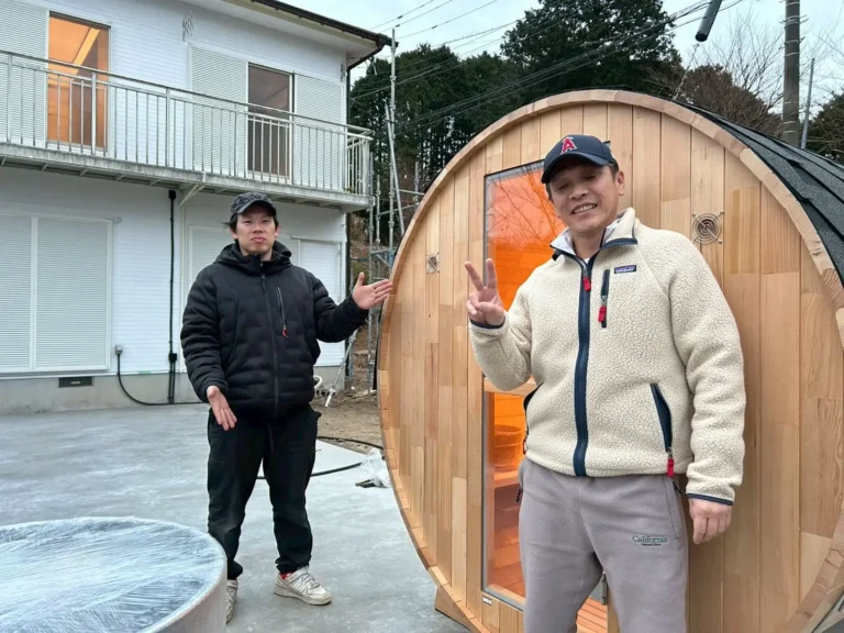 【民泊】バレルサウナ(室内4名用)導入事例＜静岡県 民泊 M様＞