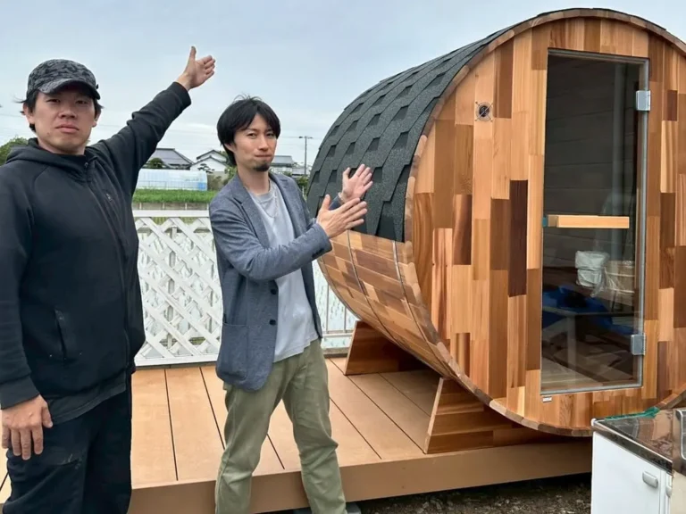 【民泊】バレルサウナ(室内2名用)導入事例＜千葉県 民泊 S様＞